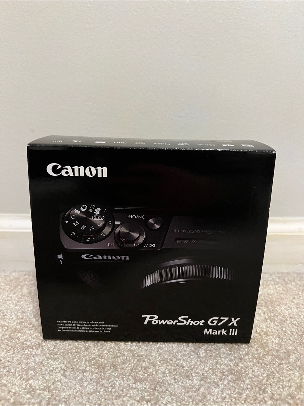 Canon PowerShot G7 X Mark III Compact Camera - Black